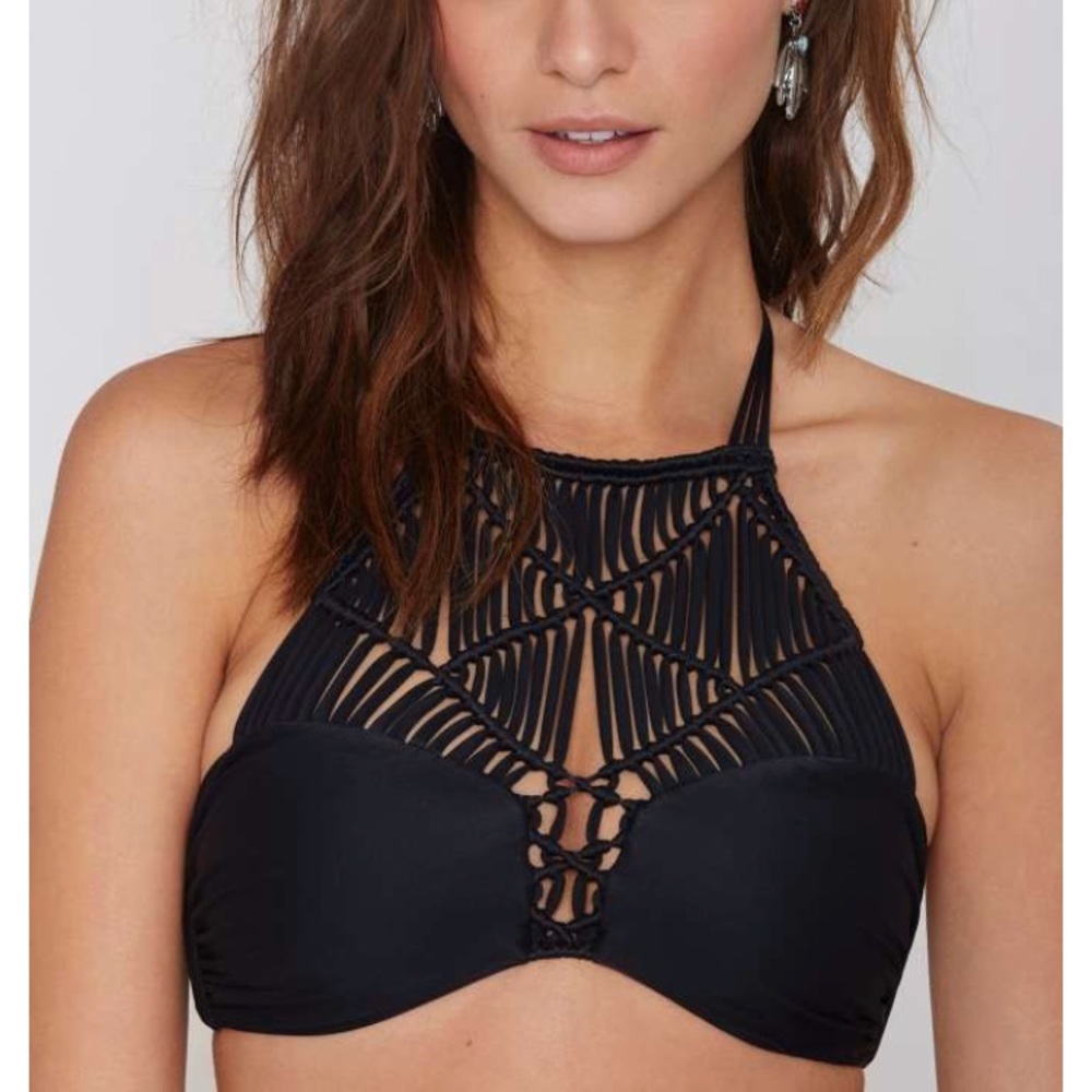 Mikoh halter bikini top